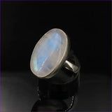 Bague Labradorite Blanche en argent 925 - La Pierre FR
