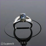 Bague femme La Pierre Fr modèle (Aura Vintage) argent rhodié zircons