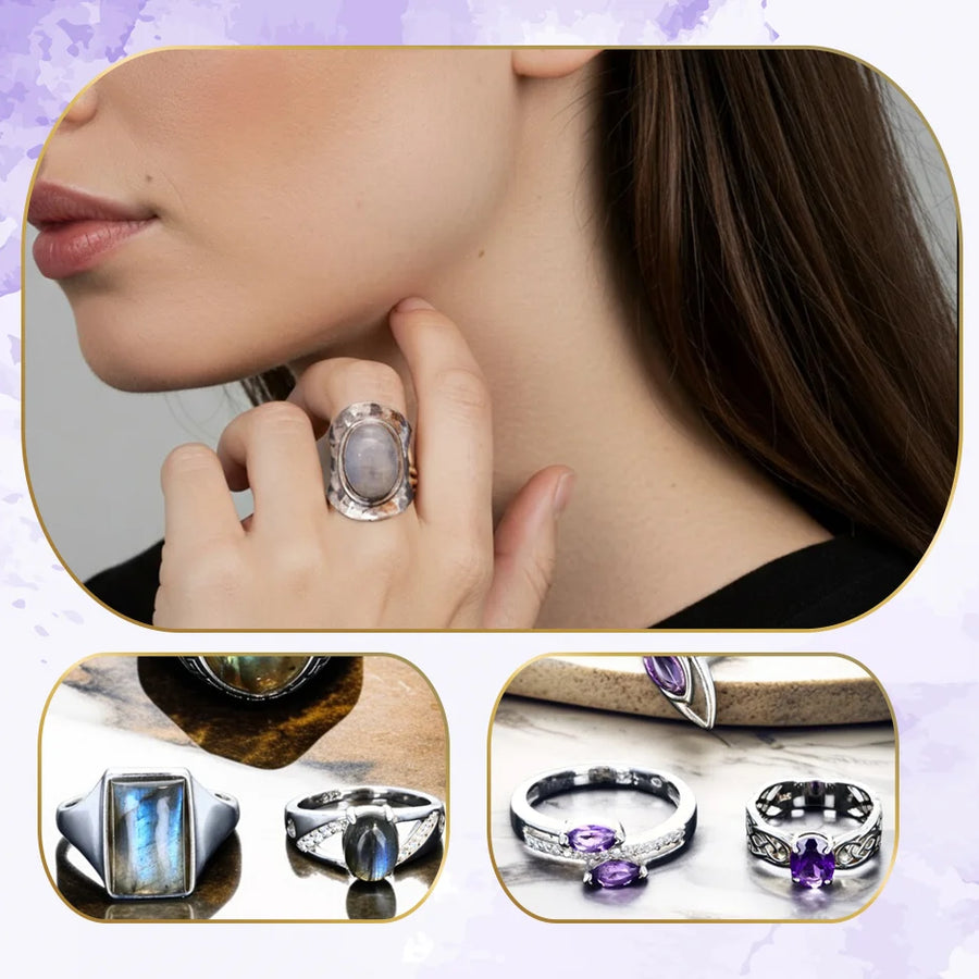 bague en pierre naturelle