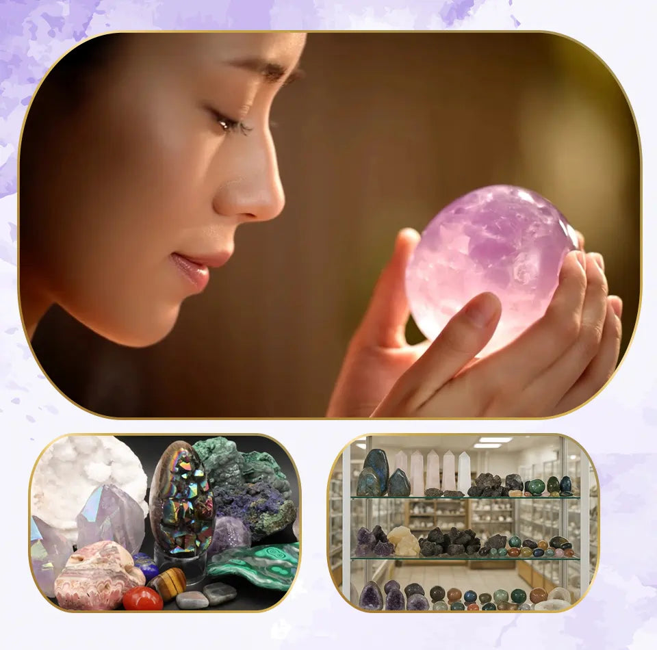 La Pierre FR illustrant les minéraux et bijoux en pierres naturelles, emblème de la lithothérapie et du bien-être minéral.