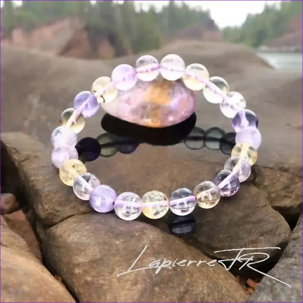 Bracelet pierre naturelle Amétrine - La Pierre FR