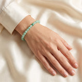 Bracelet Aventurine Verte Homme et Femme, Perles Rondes 6 ou 8 mm