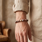 Bracelet Bois Fossilisé en Perles de 6 ou 8 mm, sur Mesure