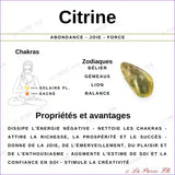 vertus du bracelet en citrine - La Pierre FR