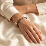 Bracelet Hématite Homme et Femme, Perles Rondes 6 ou 8 mm sur Mesure