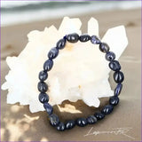 Bracelet pierre roulée en Iolite - La Pierre FR