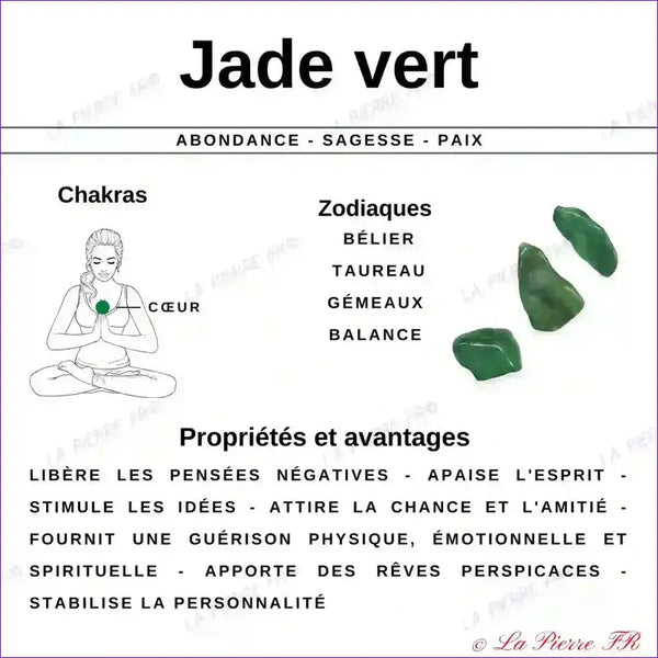Vertus du bracelet en jade vert - La Pierre FR