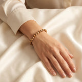 Bracelet Jaspe Paysage en Perles Rondes de 6 ou 8 mm, Sur Mesure