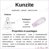 vertus du bracelet Kunzite - La Pierre FR