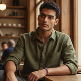 Bracelet Lépidolite “Paix et Apaisement” en perles de pierre naturelle ronde sur mesure