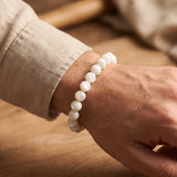 Bracelet Nacre, Perles Rondes 6 ou 8 mm sur Mesure (Douceur et Féminité)