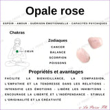 vertus du Bracelet en pierre naturelle Opale rose - La Pierre FR
