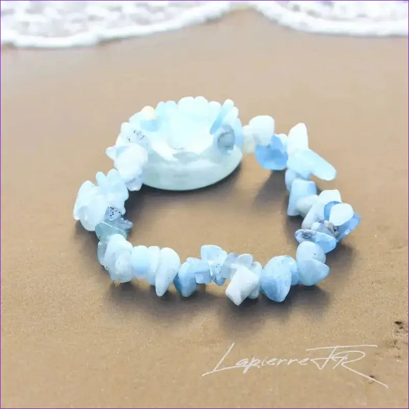 Bracelet pierre Aigue Marine - La Pierre FR
