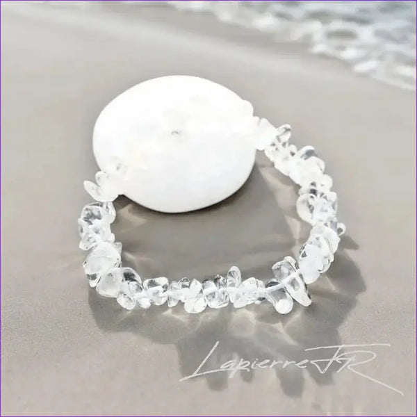 Bracelet pierre Cristal de Roche - La Pierre FR