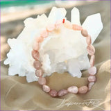 Bracelet pierre roulée en Pierre de Soleil - La Pierre FR
