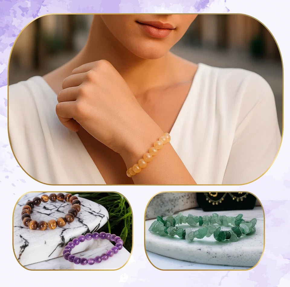Collection de bracelets en pierres naturelles – Bijoux énergétiques de chez La Pierre FR