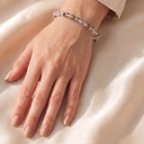 Bracelet Quartz à Chlorite, Perles Transparentes de 6 ou 8 mm