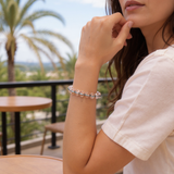 Bracelet Quartz à chlorite « Purification et Équilibre » en perles de pierre naturelle ronde sur mesure