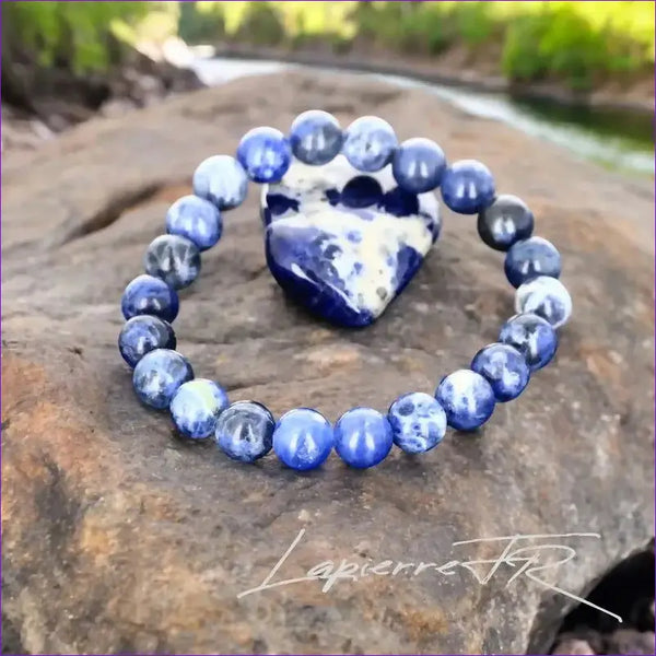 Bracelet pierre naturelle Sodalite - La Pierre FR