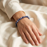 Bracelet en Sodalite, Perles Rondes de 6 ou 8 mm sur Mesure
