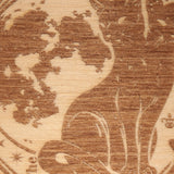 Planche Pendule Chat Noir et Pleine Lune, Bois Gravé, Cadran Oui Non