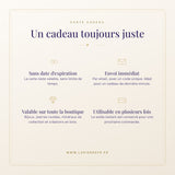 Carte cadeau La Pierre FR