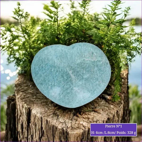 Cœur en Amazonite minéraux