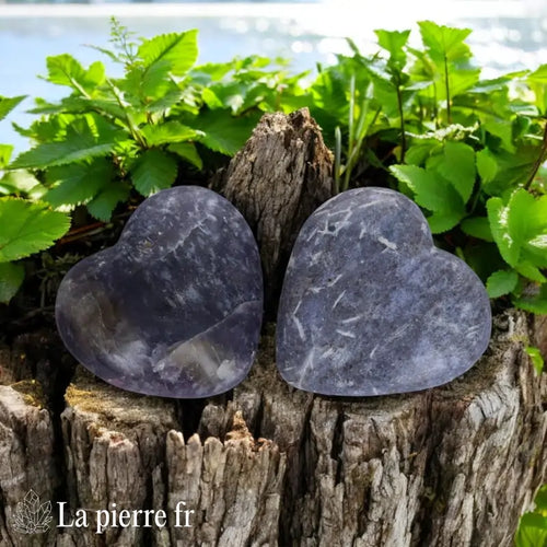 Cœur en Lépidolite