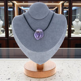 Pendentif pierre Amétrine (roulée & percée)
