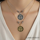 Collier Chakra de la Gorge (Vishuddha) — Expression, communication et vérité
