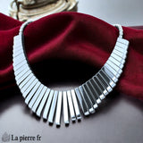 Collier Col Égyptien en Hématite (Cléopâtre)