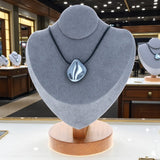 Pendentif pierre Hématite (roulée & percée)