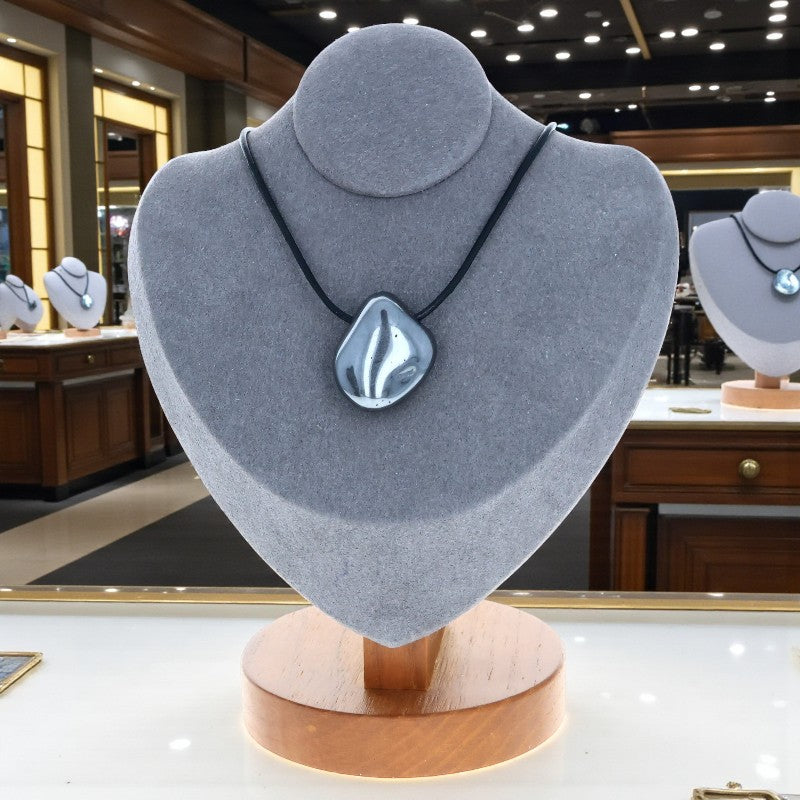Collier en Hématite, bijou en pierre naturelle