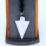 Collier-pendentif en Cristal e Roche en forme de flèche | La Pierre Fr