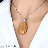 Collier-Pendentif Jaspe Mokaite - La Pierre FR