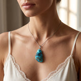 Pendentif Pierre Brute Chrysocolle 