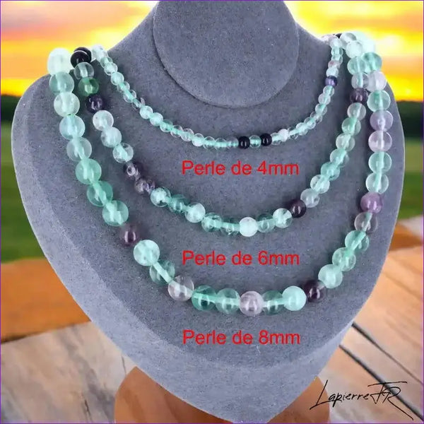 Collier en Fluorite (fluorine) - La Pierre FR