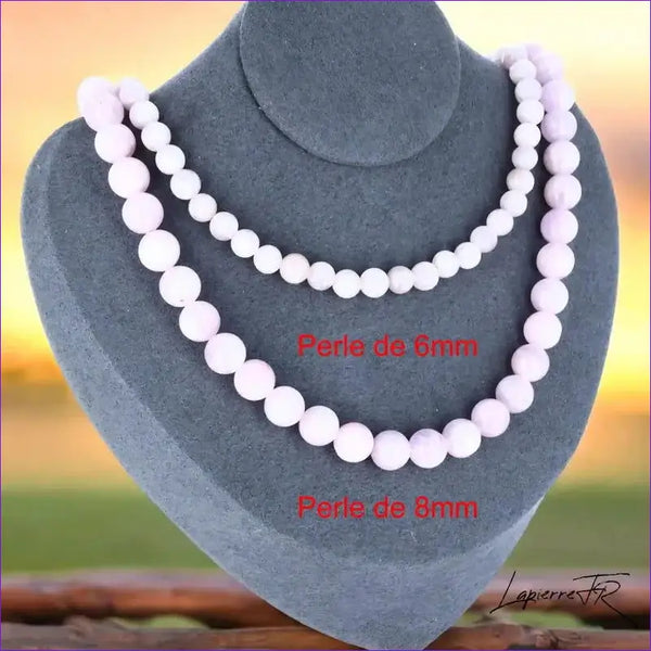 Collier en Kunzite - La Pierre FR
