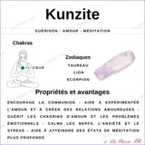 Collier en Kunzite - La Pierre FR