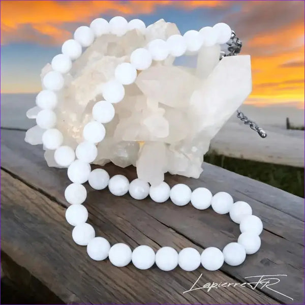 Collier en Pierre de Lune - La Pierre FR