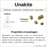 vertus du bracelet en perle d'unakite, bijou élégant en pierre naturelle.