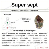 Collier pierres naturelle en Cacoxénite 