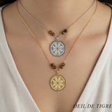 Collier talisman – Premier Pentacle de Jupiter (Protection & Prospérité)