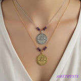Collier talisman – Premier Pentacle du Soleil (Rayonnement & Réussite)