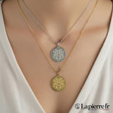 Collier Sceau de l’Archange Uriel – Lumière, sagesse et discernement