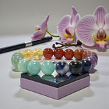 Bracelet 7 Chakras en pierre naturelle – perles 6 mm ou 8 mm