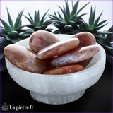 Agate de Feu en galet plat - Pierre pour la Clairvoyance