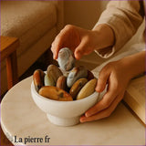 galet en pierre d'amazonite pour lithothérapie 