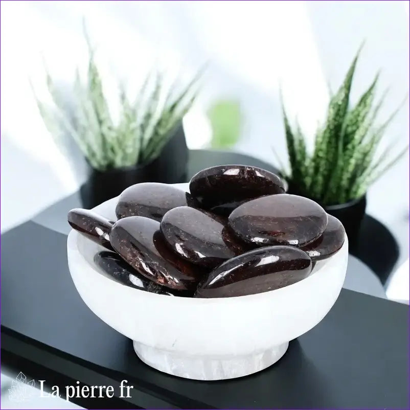 Grenat en galet plat - Pierre Contre la Fatigue