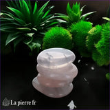 Quartz Rose en Galet Plat – Pierre de Sérénité et Amour